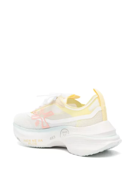 Sneaker Premiata autogrammal fehér