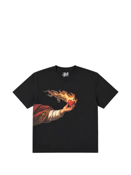 Tricou Melt cu imagine negru