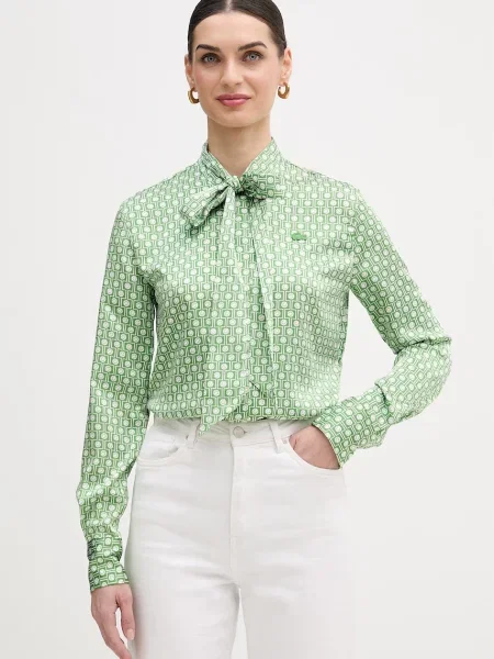 Lacoste koszula zielona