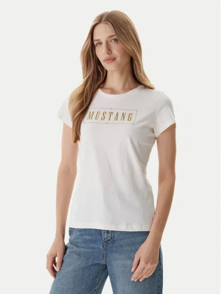 Mustang Tricou Loa Écru