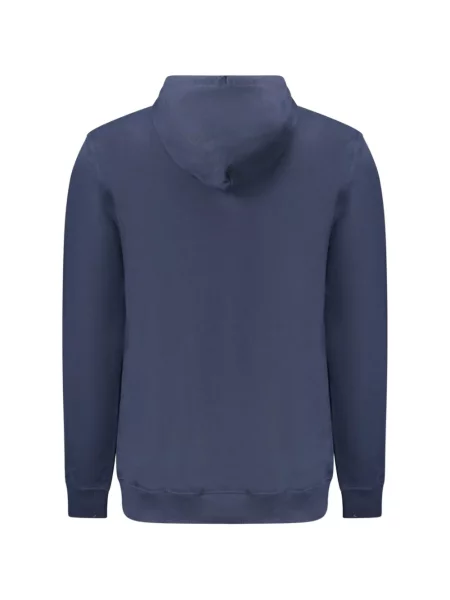 Hanorac cu glugă Tommy Hilfiger cu imagine albastru
