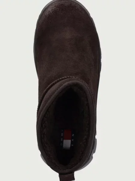 Tommy Jeans TJW SUEDE PLATFORM BOOTS WL апрески дамски от кожа кафяво