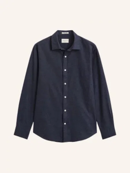 Gant Koszula Flanelowa O Kroju Regular Fit blau granatowa