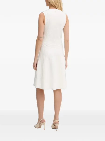 Rochie midi Guess tricotate alb