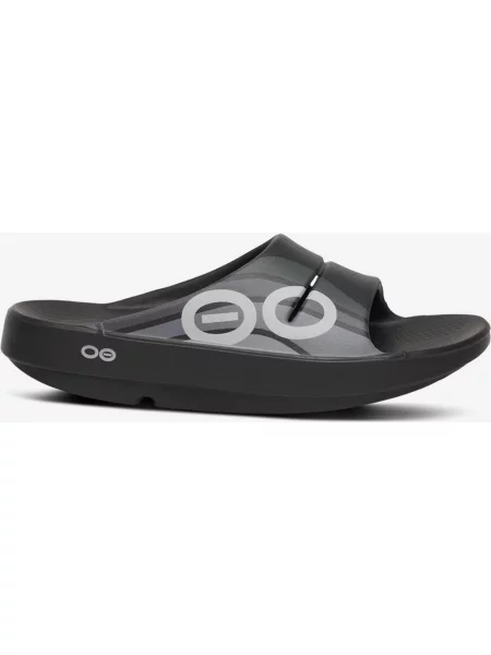 Klapki OOFOS Recovery OOAHH Sport czysty 36 czarne