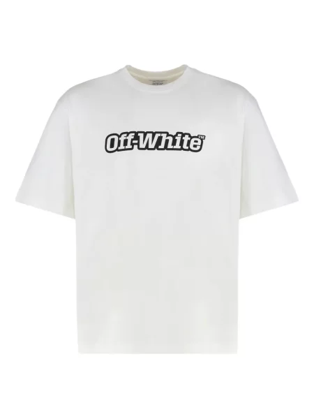 Tricou Off-white cu imagine alb