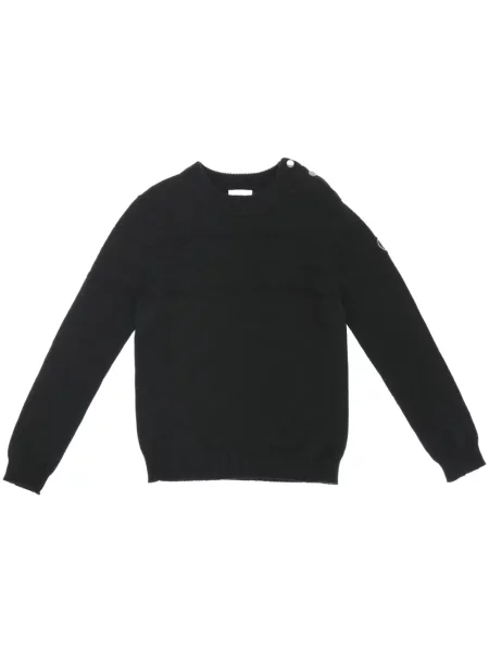 Vlněný svetr Jean Paul Gaultier Pre-owned s aplikacemi černý