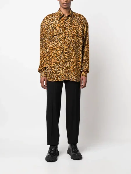Raštuota ilgas marškiniai Moschino leopardinė