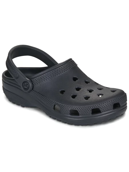 Pantofi Crocs cu motiv cu inimi clasici negru