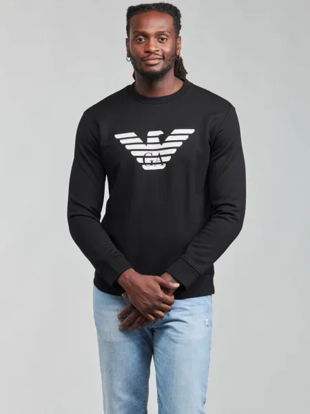 Mikina Emporio Armani čierna