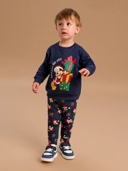 Sinsay Legíny Mickey Mouse námořnická modrá