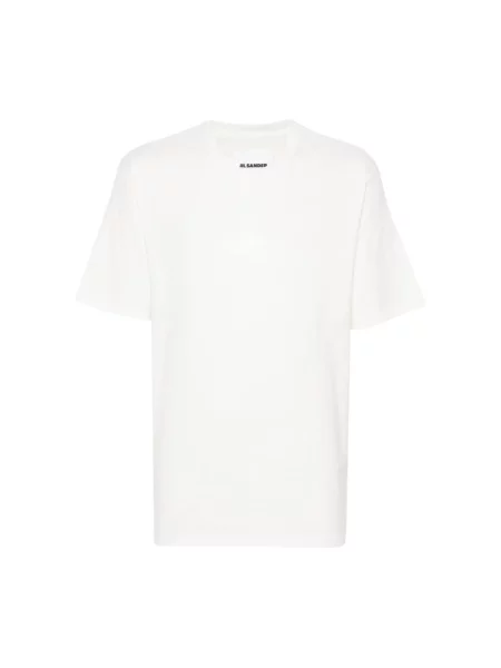 Koszulka Jil Sander z logo biała