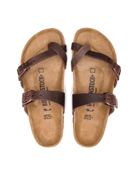 Vietnámi papucs Birkenstock barna