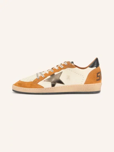 Golden Goose Sneakersy Ballstar / světle hnědá / tmavě oranžová béžová