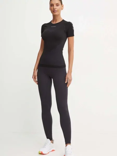 Легінси для тренувань Hummel Clea візерунок зелений