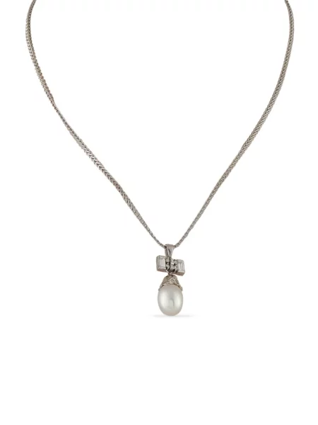 Colier Lb Exclusive cu perle argintiu