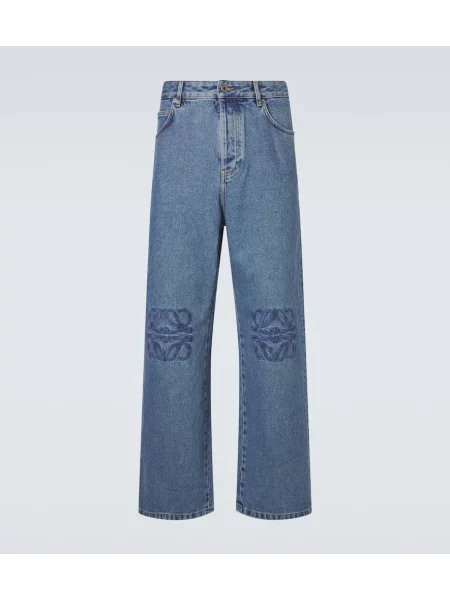 Traperice ravnih nogavica Loewe plava