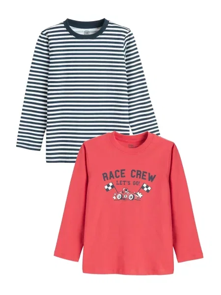 COOL CLUB by SMYK Tricou albastru închis / roșu alb