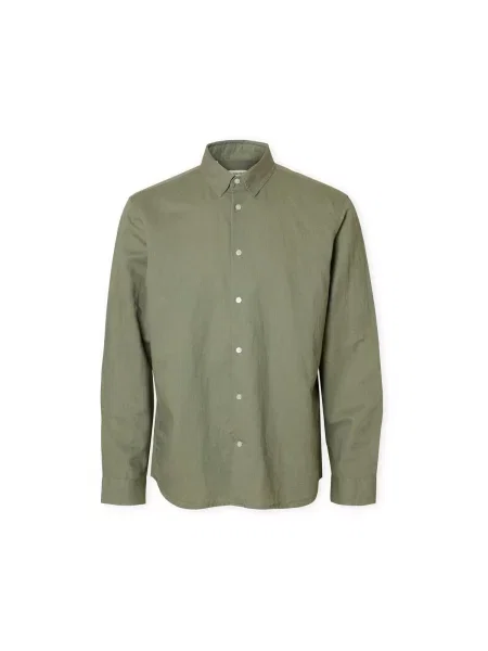 Cămașă Selected de in verde
