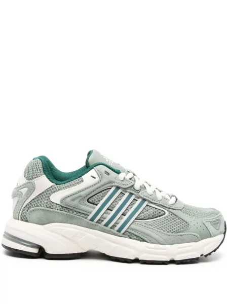 Маратонки Adidas Ozweego с връзки с дантела зелено