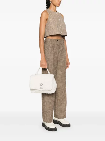 Geantă shopper Zanellato alb
