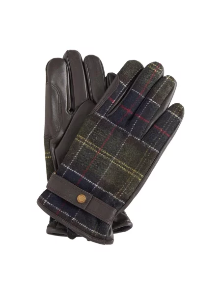 Rękawiczki Barbour zielone