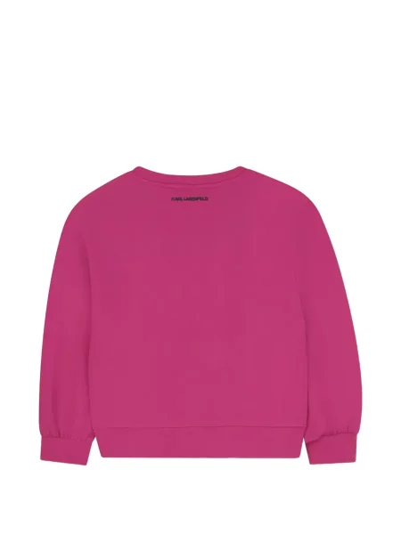 Bluza dziecięca Karl Lagerfeld różowa