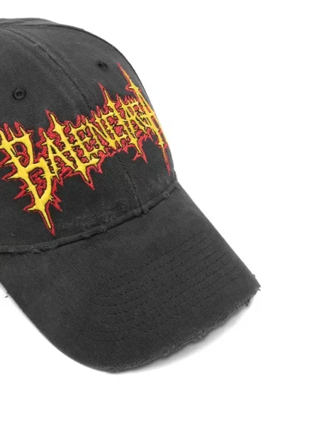 Κασκέτο Balenciaga με κέντημα μαύρο