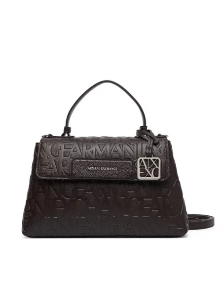 Ročna torba Armani Exchange Temno rjava