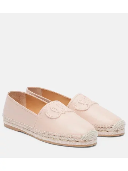 Espadrile Chloé din piele roz