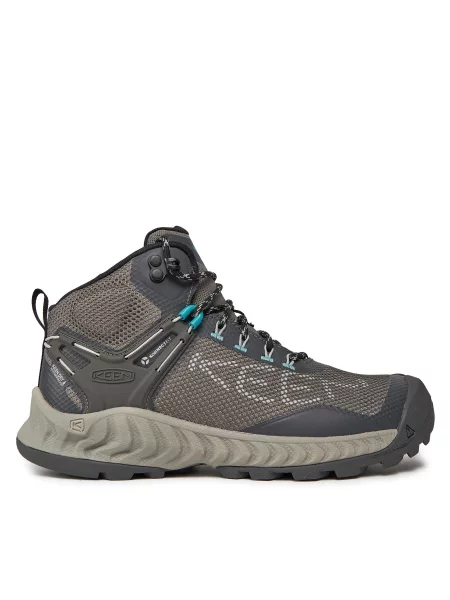 Trekking čevlji Keen Nxis Evo Mid Wp siva