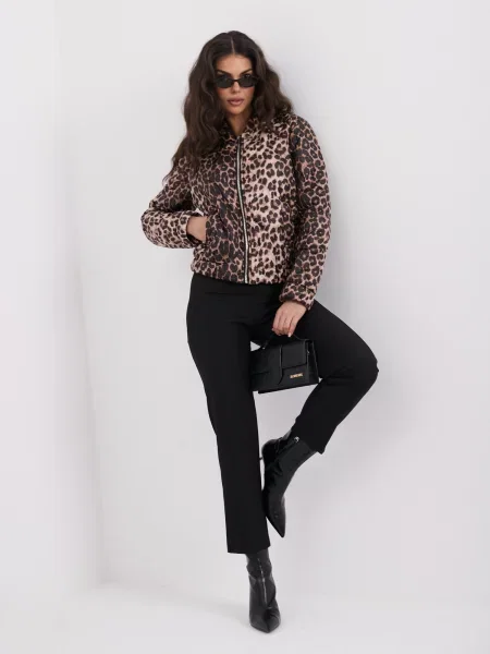 Bomber jakna Italy Moda crna