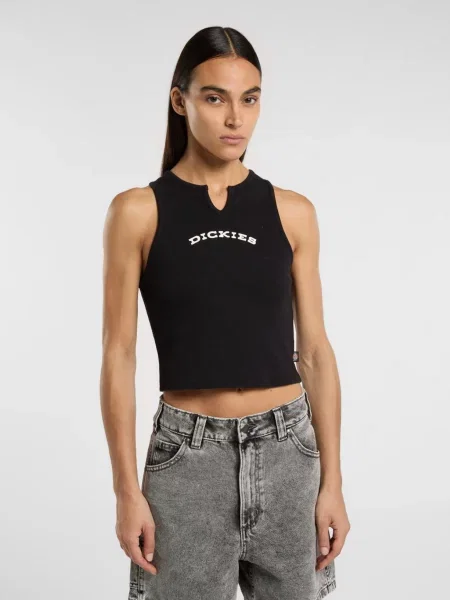 Топ Dickies бавовна/перероблена чорний