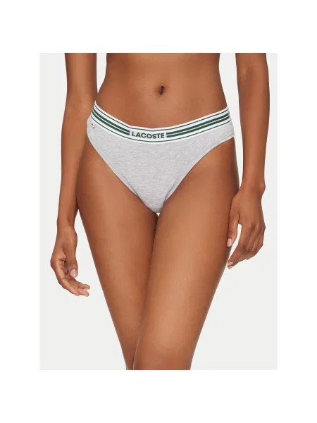 Lacoste Стрінги сірий