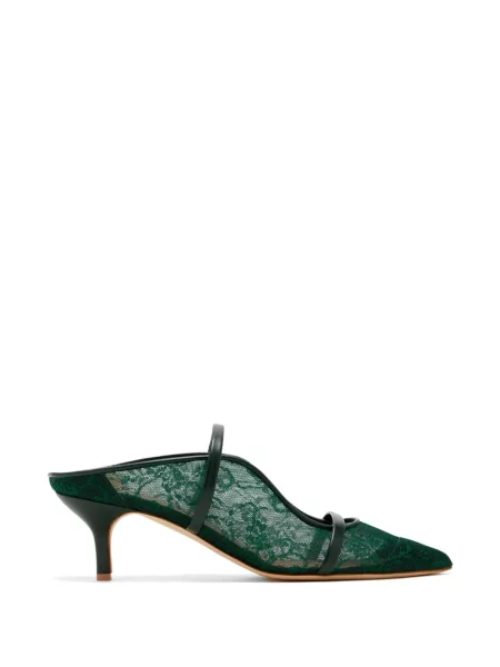 Кожени презрамки мюли Malone Souliers зелено