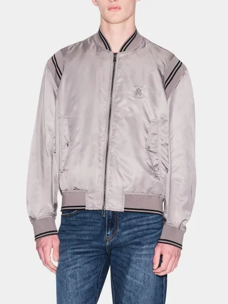 Бомбер Armani Exchange бежевый