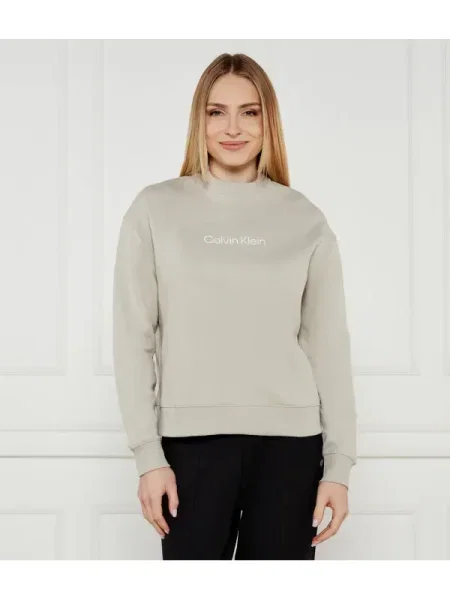 Calvin Klein Pulóver HERO LOGO bézs