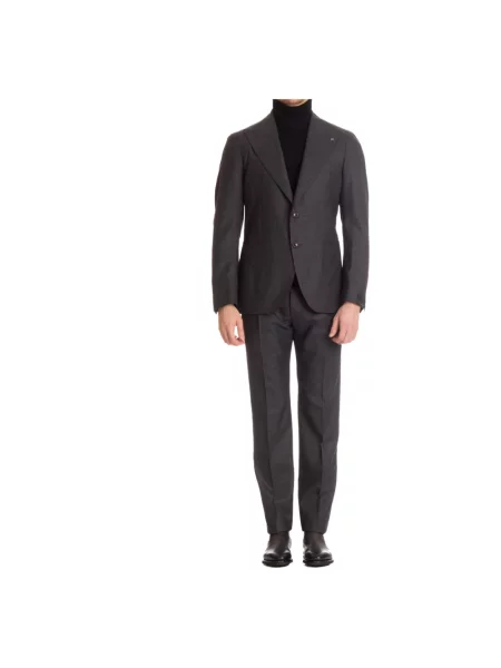 Maksi garnitur Tagliatore wełniany szary