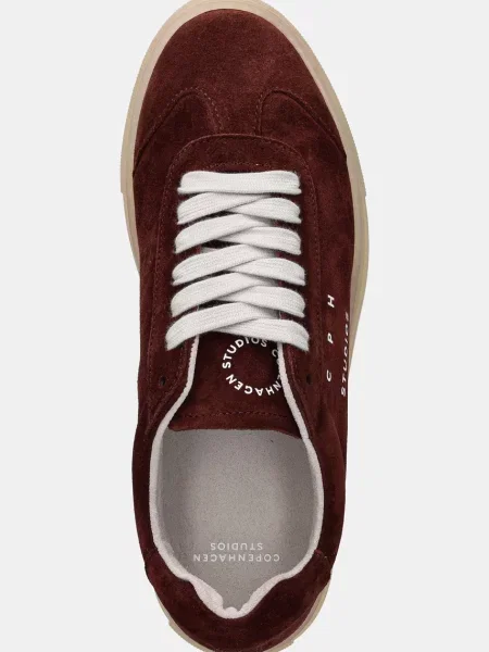 Замшевые кроссовки Copenhagen коричневые