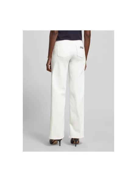 Pantaloni Liu Jo alb