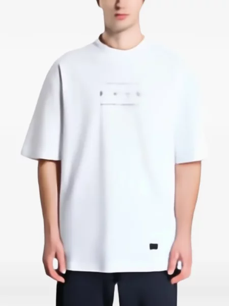 Tricou Ea7 Emporio Armani cu imagine alb