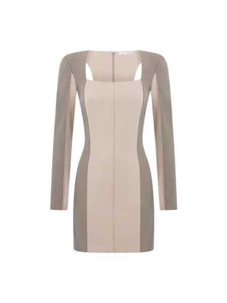 Mała mały sukienka maxi Patrizia Pepe beżowa