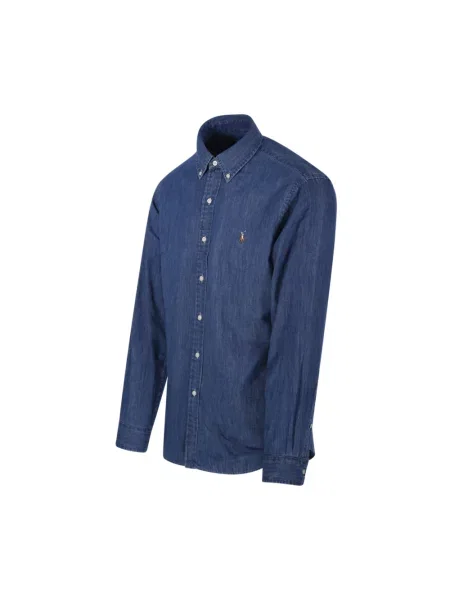 Polo Ralph Lauren Koszule Mężczyzna S Koszule dla Mężczyzn Aw 25 niebieski