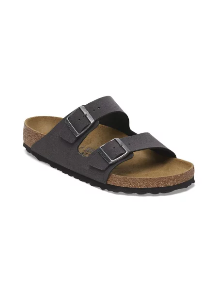 Birkenstock klapki Arizona Birkibuc szary