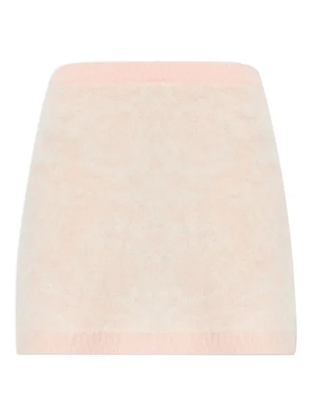 Fusta mini Versace tricotate roz