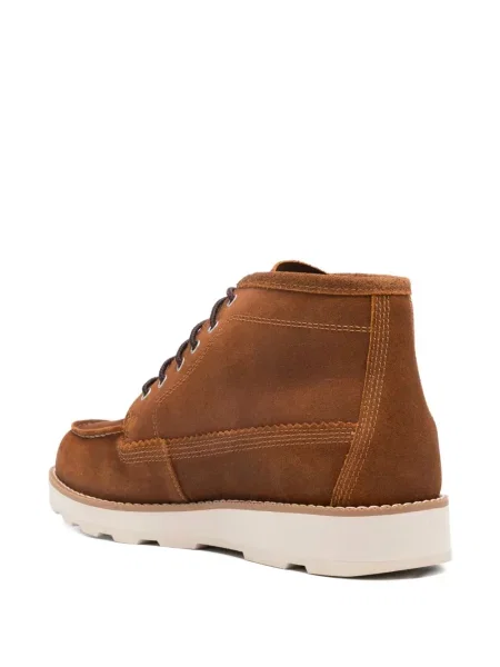 Botine Timberland cu șireturi din dantelă maro
