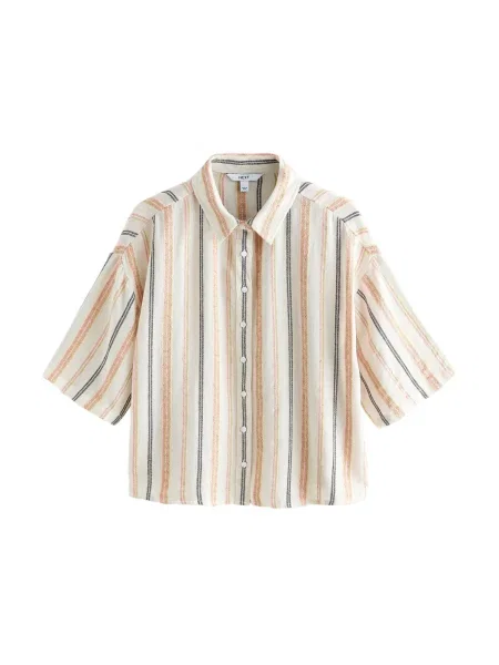 Next Bluză nisipiu / galben muștar / roz negru