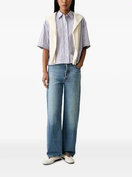 Scurt cămașă de blugi Levi's® din dantelă cu cordon gri