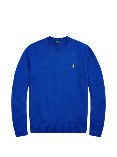 Tricou polo Polo Ralph Lauren cu glugă cu blană cu broderie roșu