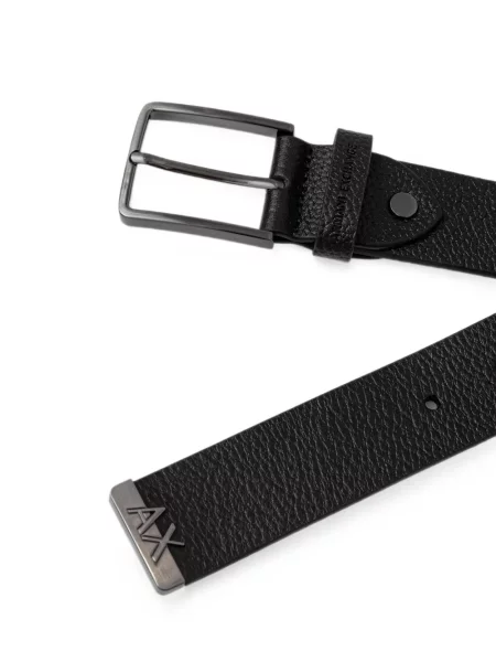 Curea Armani Exchange cu autograf negru